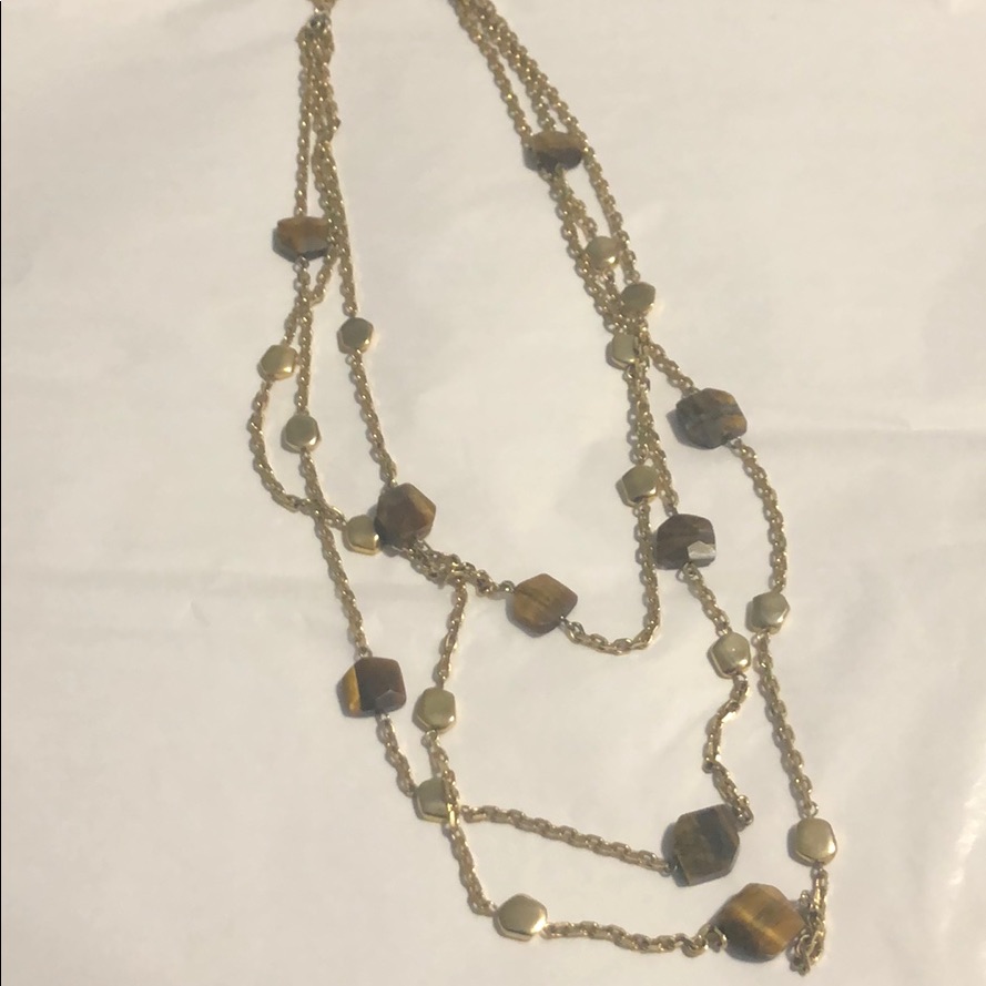 Etienne Aigner Three Strand Necklace 15$